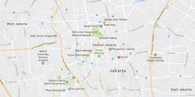 Mapa Jakarta noční život