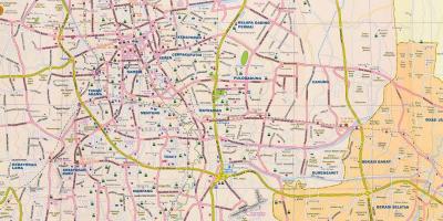 Mapa Jakarta street