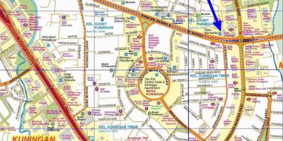 Mapa jižní Jakarta