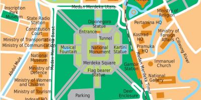 Mapa úřad Jakarta