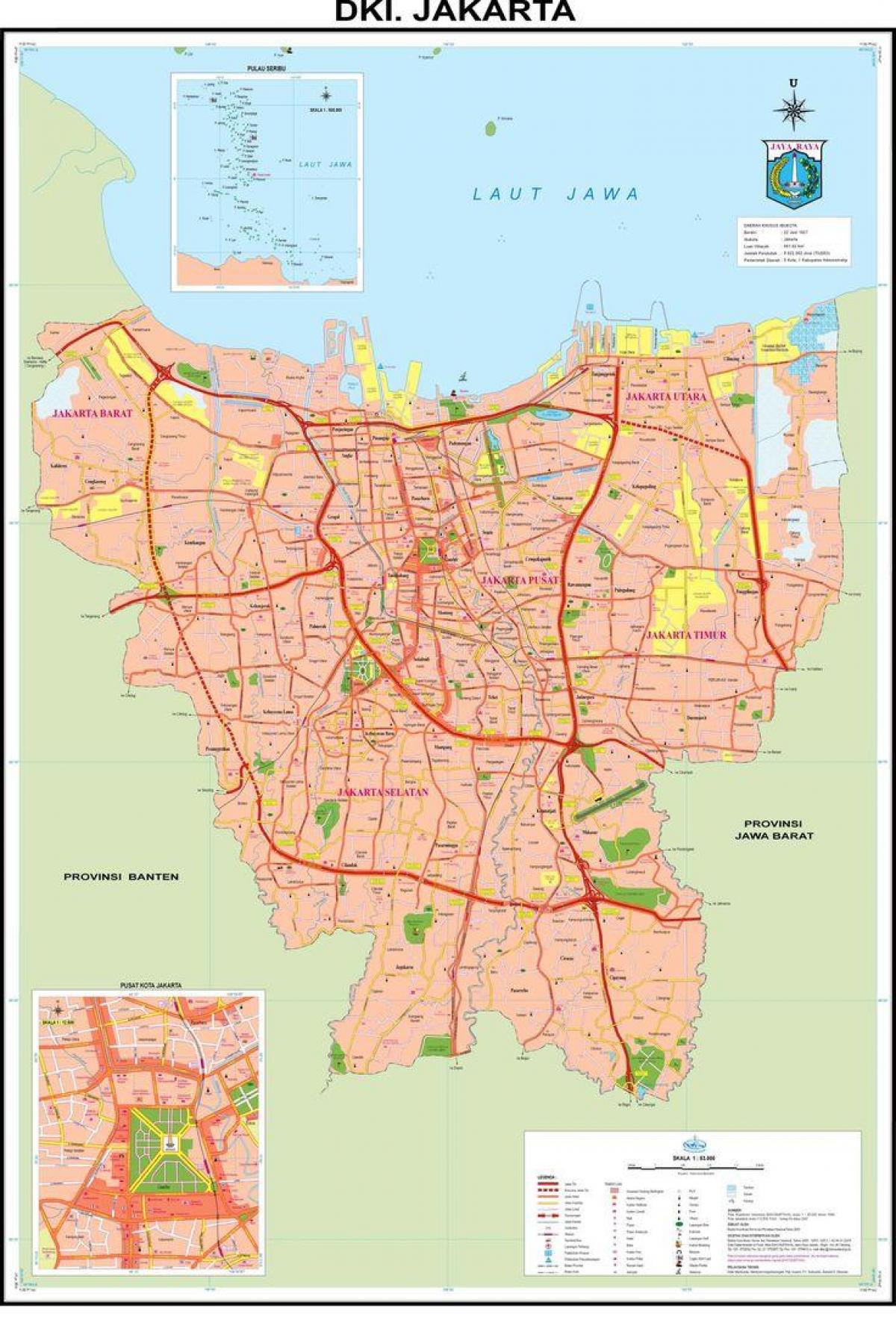 mapa Jakarta old town