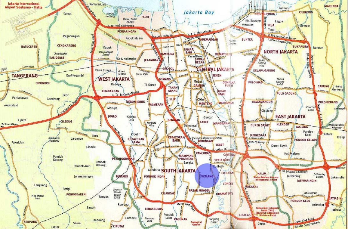 mapa kemang Jakarta