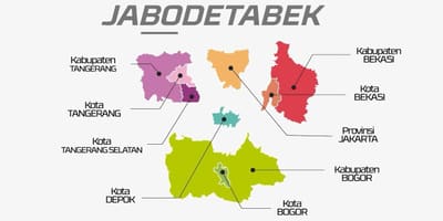 Mapa jabodetabek