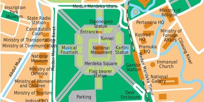 Mapa úřad Jakarta