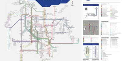 TransJakarta trasy mapě